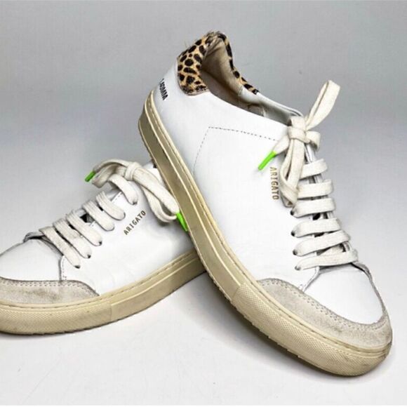 Axel Arigato white and cheetah women’s sneakers - Picture 1 of 6
